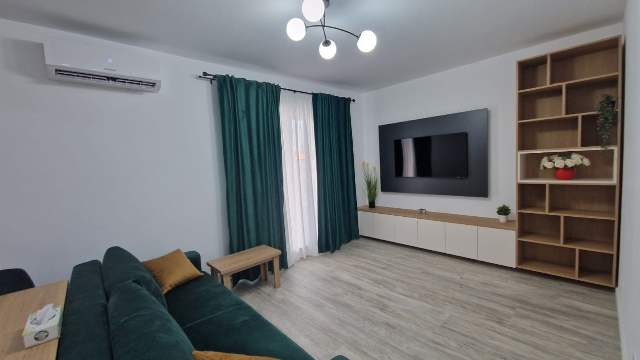 Apartament 2 camere, open space, 60mp, cartier Cornitoiu, zona Liceul Bibescu