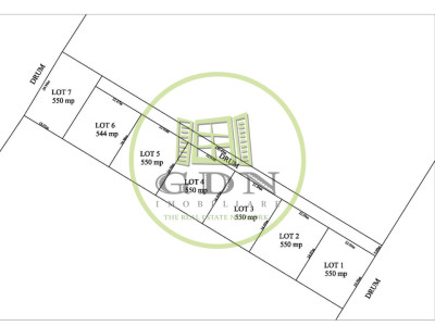 Teren extravilan 550mp  la drum ,spre vanzare in Tocile