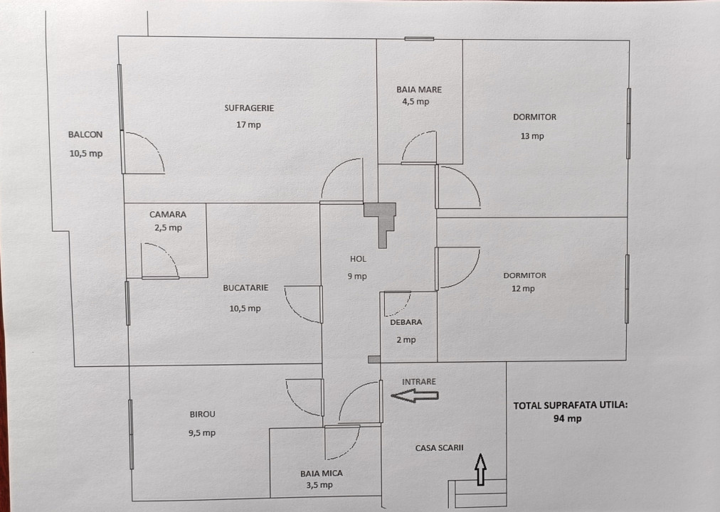 Apartament spațios cu 4 camere de vânzare -Reghin -Unirii