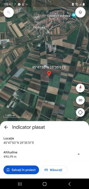Teren intravilan Feldioara 