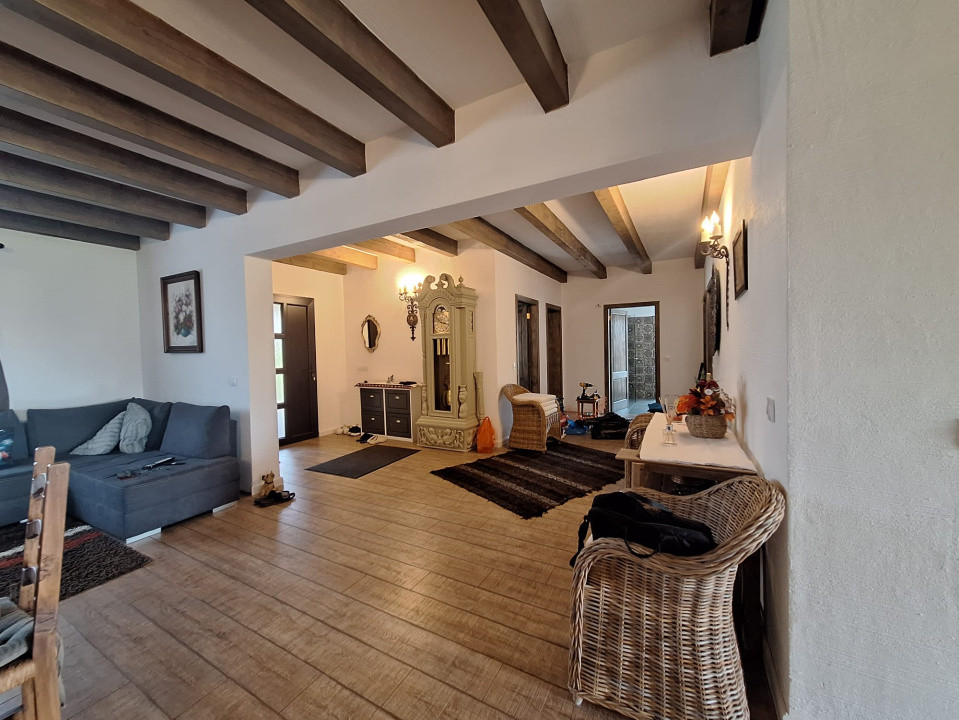 De vânzare casă mobilată, 130 mp.+1600 mp. curte, Mihai Viteazu