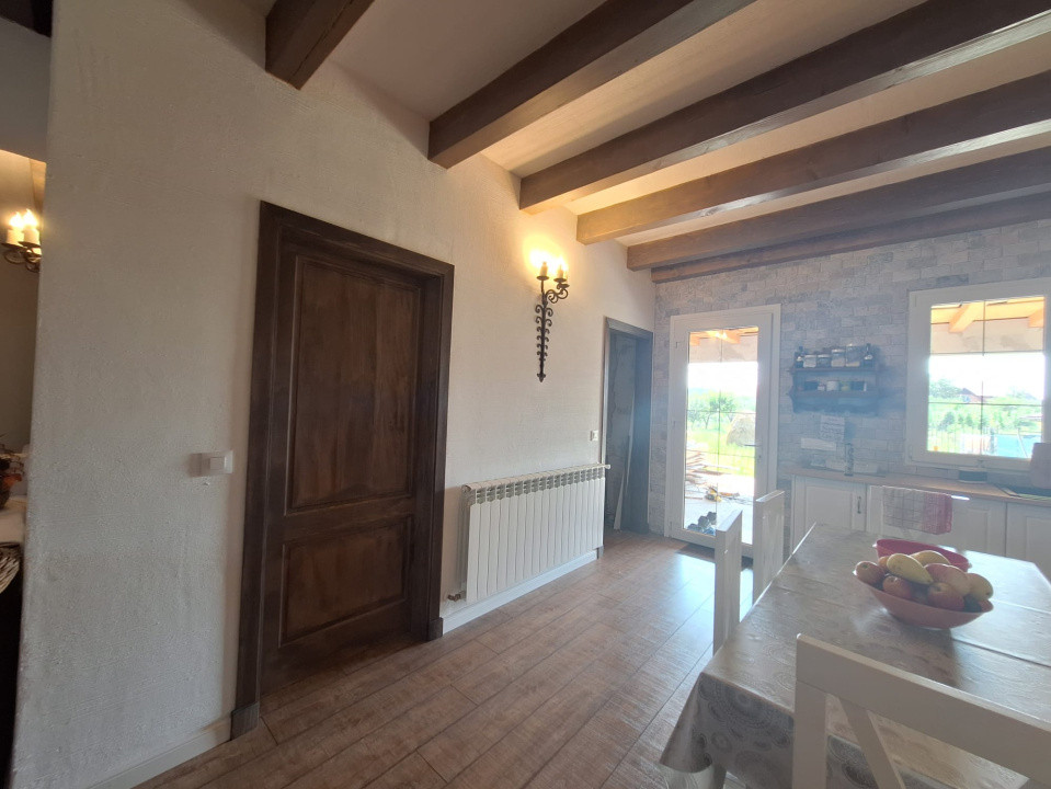 De vânzare casă mobilată, 130 mp.+1600 mp. curte, Mihai Viteazu