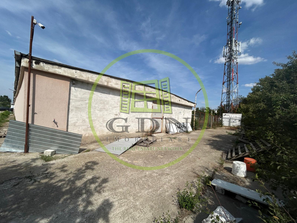 Teren+Hala,6823 MP teren, 1269 mp hala, Carcea