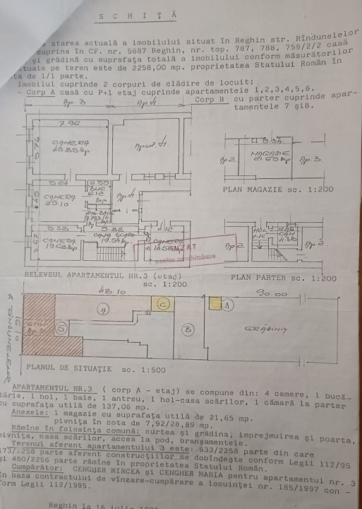 Casă de vânzare în Reghin zona centrală.