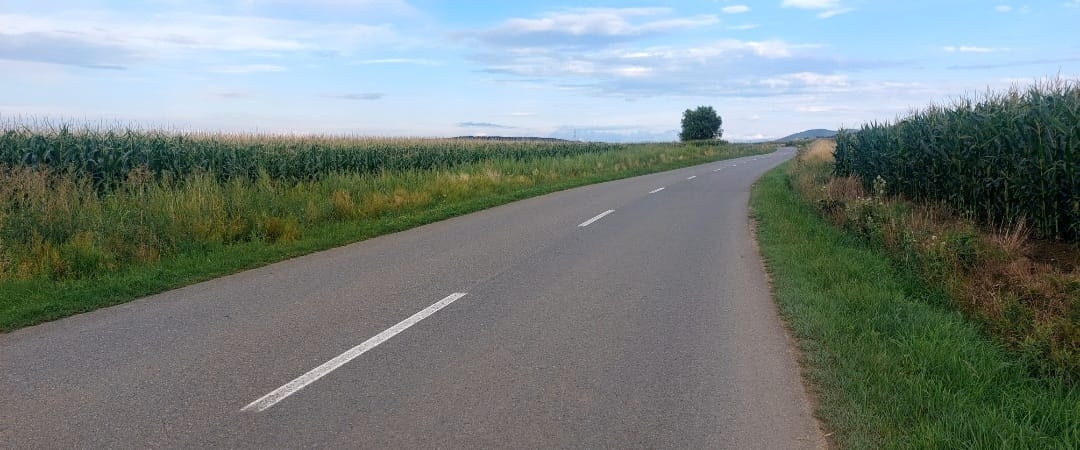 Teren extravilan ,1200mp, spre vanzare  in Poplaca vedere panoramica spre munte
