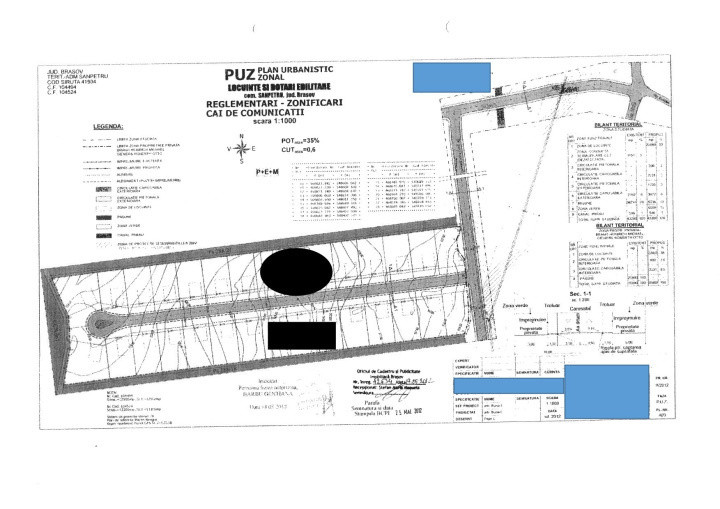 Teren intravilan Sânpetru-Brașov, Str. Viitorului, PUZ aprobat!