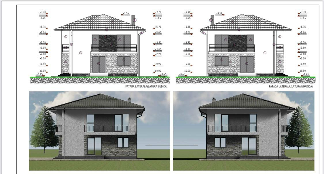  Casa 4 camere semifinisata de vanzare in Baia Mare
