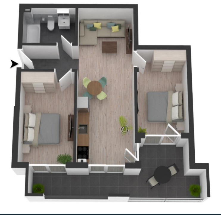 Oportunitate! Ap. cu 3 cam. la vilă în Apahida, 86900 Eur