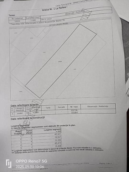 Teren de vânzare -Reghin - Vasile L. Pop  1000 mp  