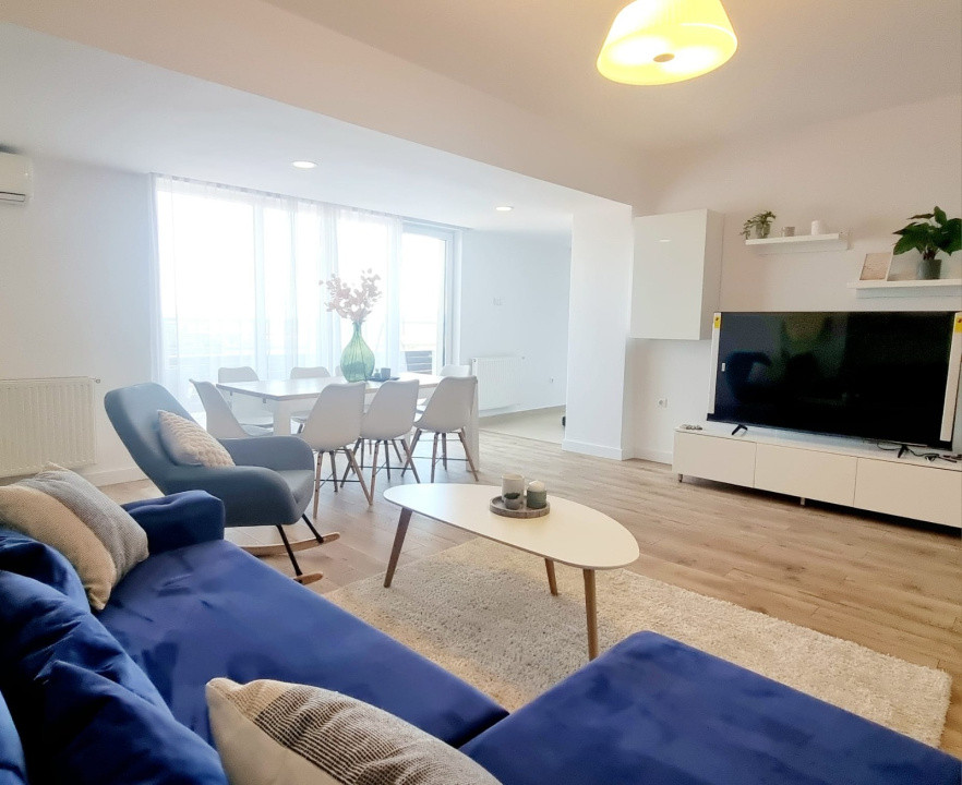 Penthouse superb pe 2 nivele, panoramă, Buna ziua - 160 mp