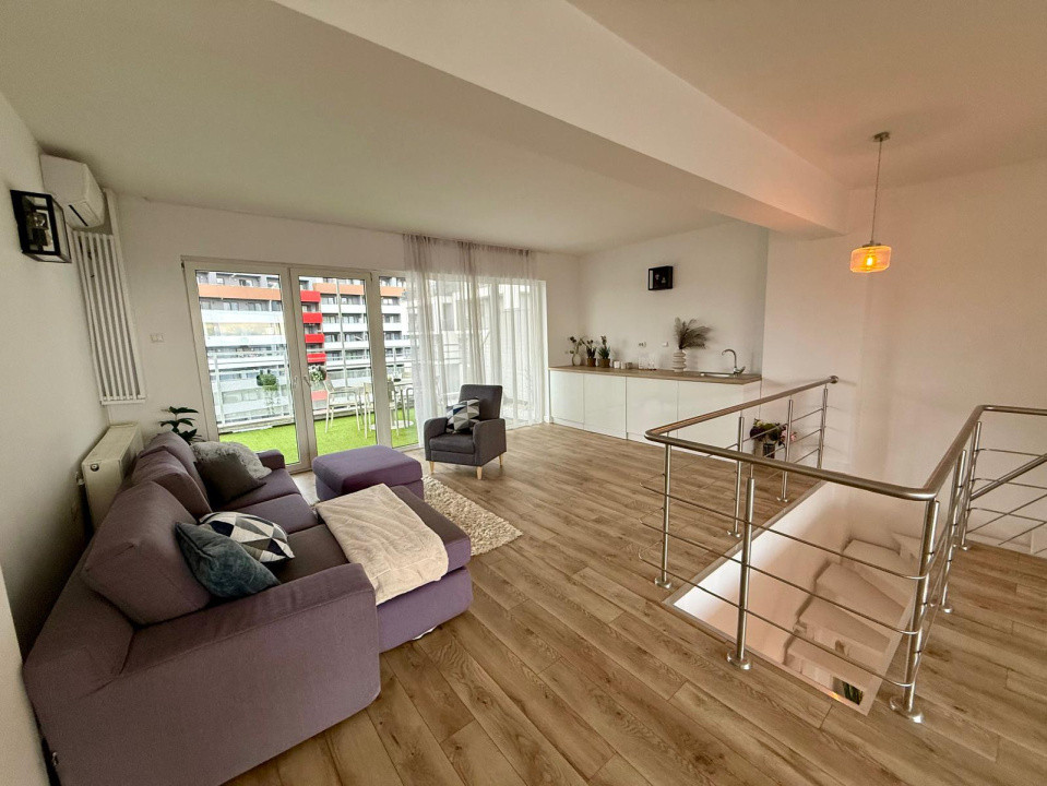 Penthouse superb pe 2 nivele, panoramă, Buna ziua - 160 mp