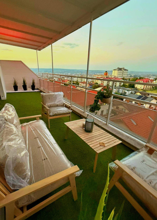 Penthouse superb pe 2 nivele, panoramă, Buna ziua - 160 mp