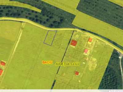 Teren intravilan de construcții, Baciu, 761 mp., 56.900 Eur!