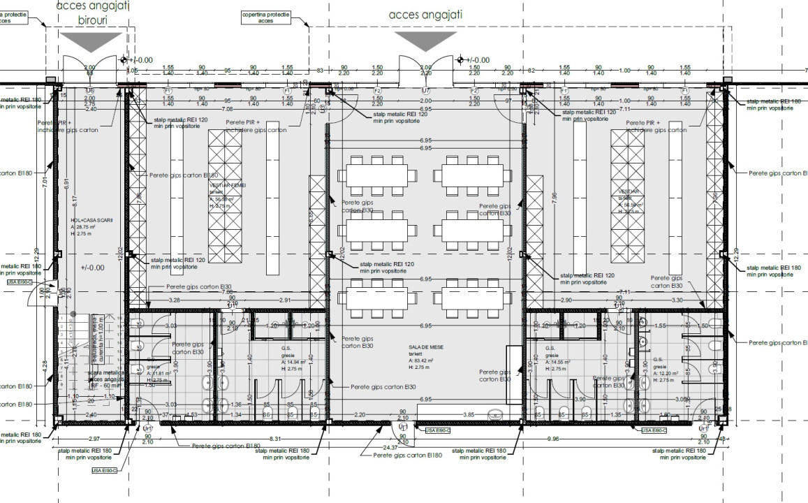  Hală ultramodernă centru logistic, depozitare + birouri 5,857 mp
