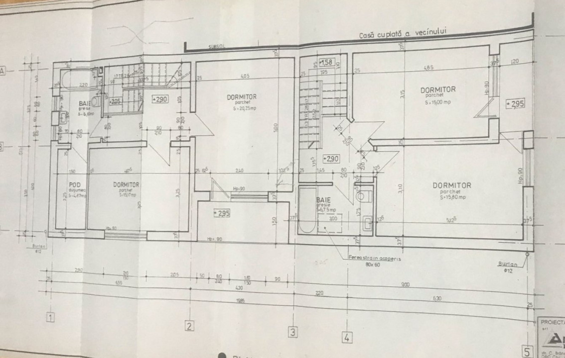 Vanzare casa + teren 800 mp. cartierul Gheorgheni