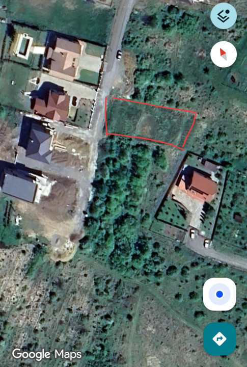 Teren de vânzare 1000 mp cu autorizație de construcție 