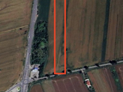Teren extravilan 9113 mp in apropierea drumului E85