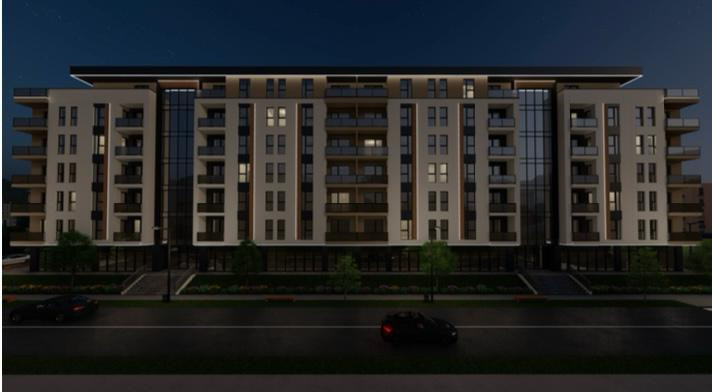  Proiect Rezidențial Nou – Bloc P+5 cu apartamente de 1, 2,3 camere