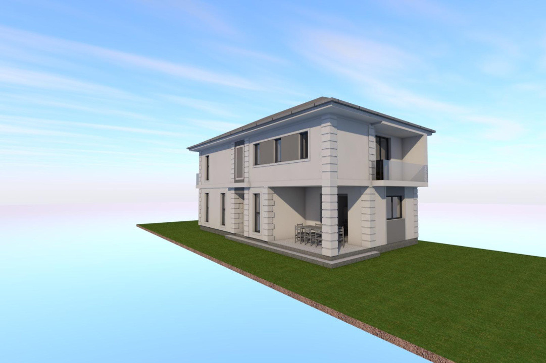 Casa moderna individuala de vanzare Vestem 