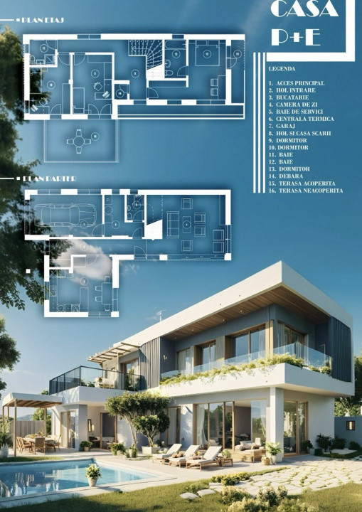 Vilă/Casă Unifamilială cu Piscină – 130 mp., Sannicoara, Apahida