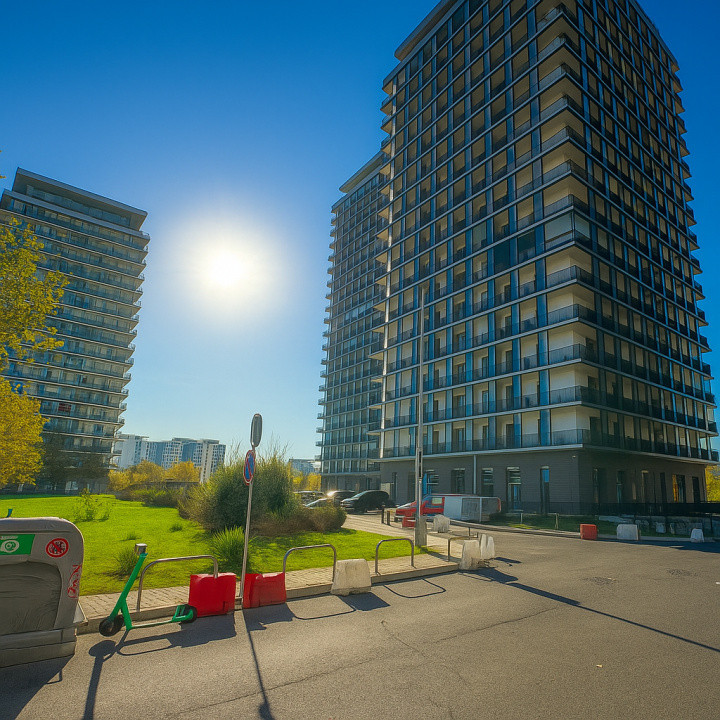 Apartament 3 camere, 108mp, etaj 20, ASMITA!Vedere panoramica spectaculoasa! 