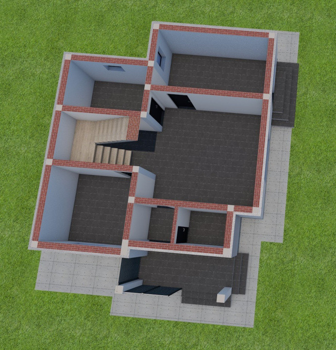 Casa P+1, 307 MP teren, 120 MP utili, comuna Malu Mare, zona Selgros