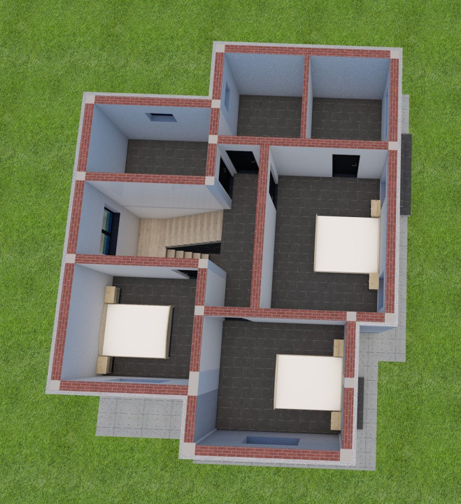 Casa P+1, 307 MP teren, 120 MP utili, comuna Malu Mare, zona Selgros