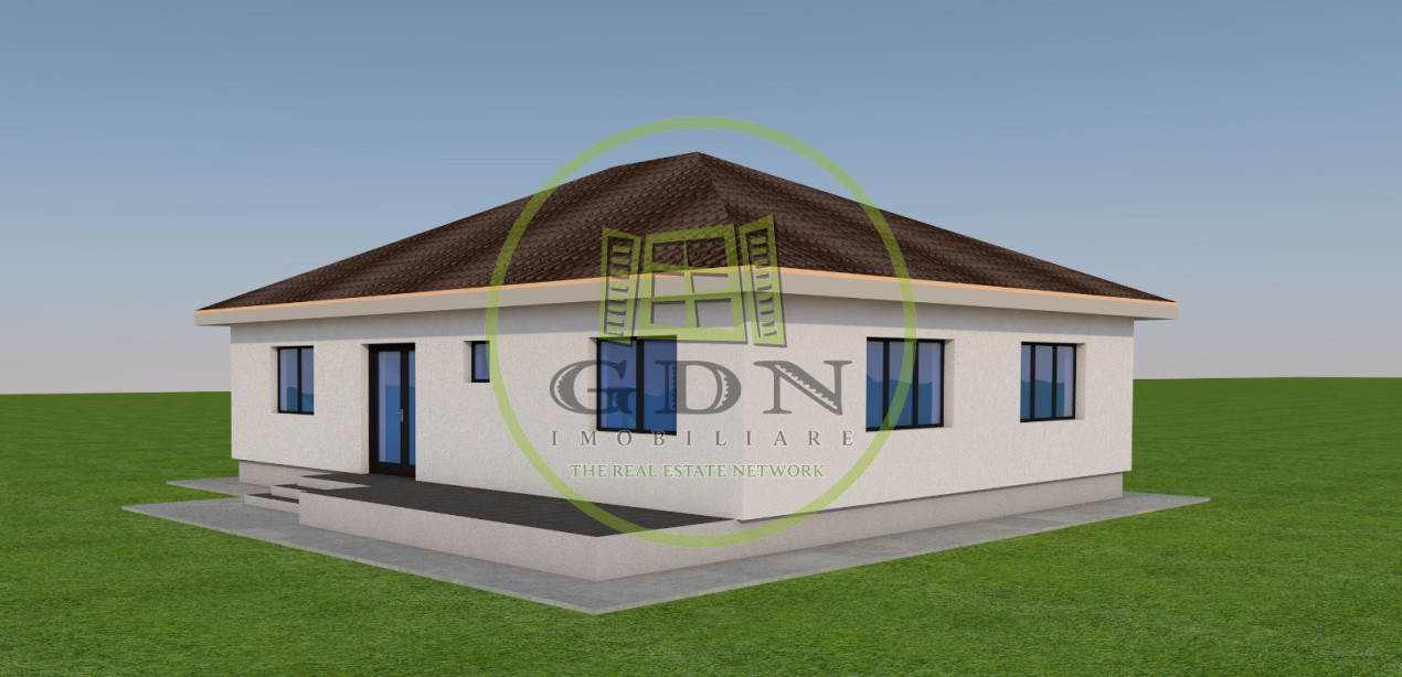 Casa parter, 306 MP teren, 101 MP utili, comuna Malu Mare, zona Selgros