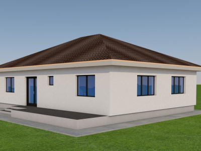 Casa parter, 306 MP teren, 101 MP utili, comuna Malu Mare, zona Selgros