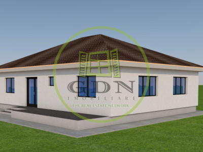 Casa parter, 306 MP teren, 101 MP utili, comuna Malu Mare, zona Selgros