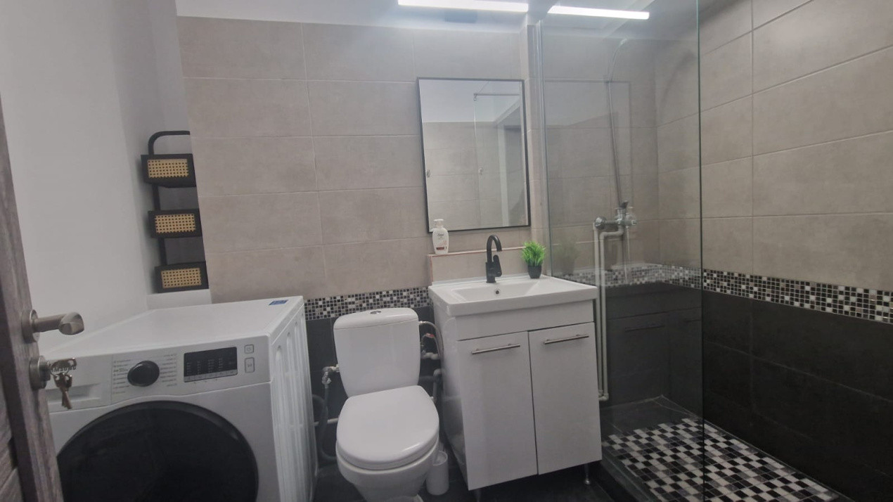Apartament 2 camere, open space, 53mp, cartier Rovine, zona Liceul Matei Basarab