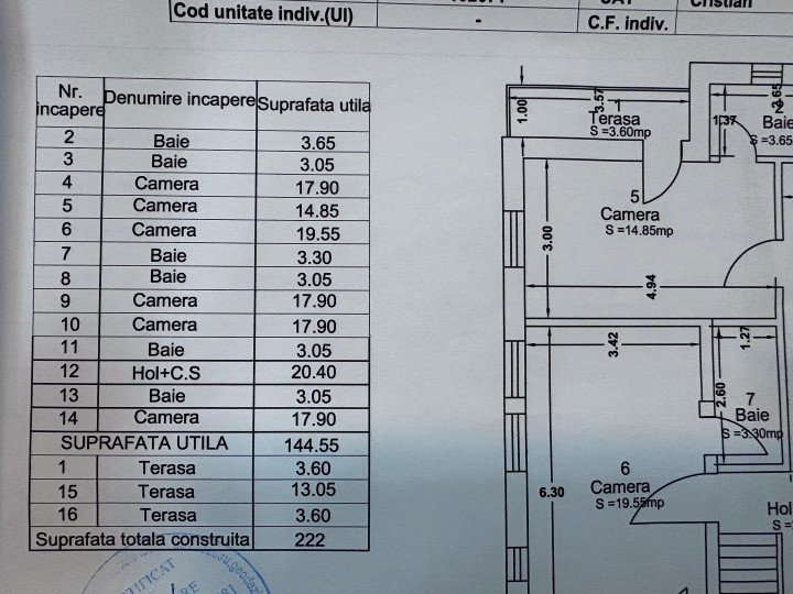 Oportunitate de investiție |  7 camere - 333 mp utili | Cristian 