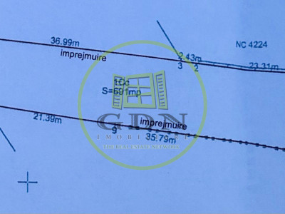 Teren intravilan, 691 MP, cartier 1 Mai