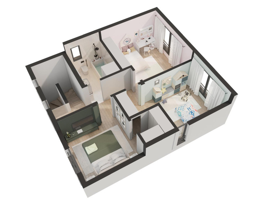 Teren de vânzare parcele 500 mp cu proiect de casă P+1 aprobat