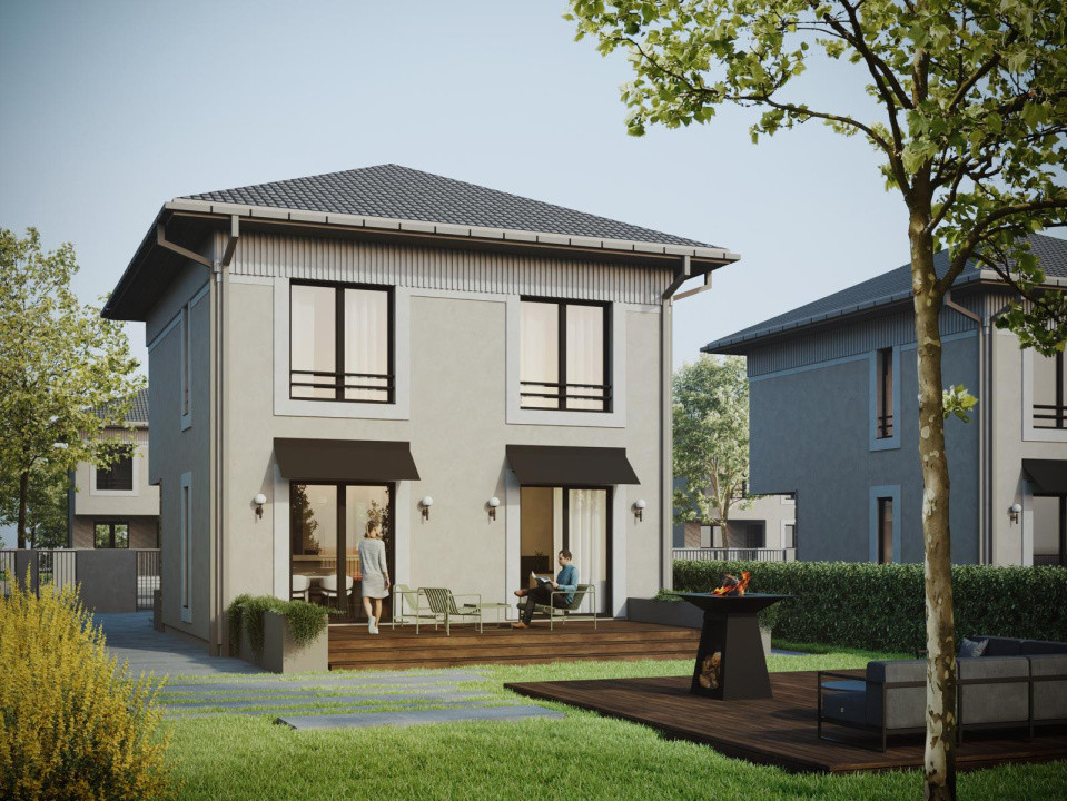 Teren de vânzare parcele 500 mp cu proiect de casă P+1 aprobat