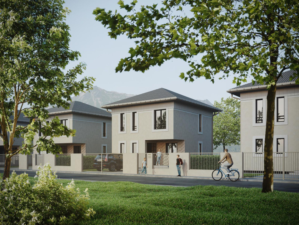 Teren de vânzare parcele 500 mp cu proiect de casă P+1 aprobat