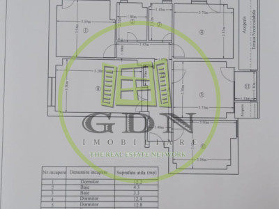Apartament 4 camere decomandat, 92.7mp, Lapus, Zona Mall Electroputere