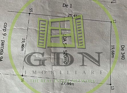 Teren intravilan 520 mp, Comuna Malu Mare, zona Profi