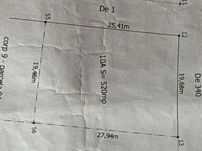 Teren intravilan 520 mp, Comuna Malu Mare, zona Profi