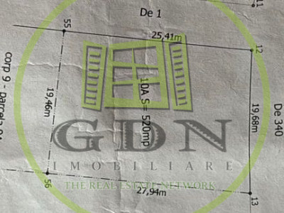 Teren intravilan 520 mp, Comuna Malu Mare, zona Profi
