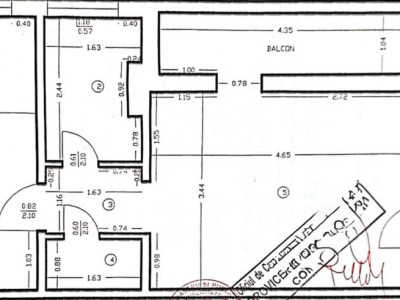 Apartament 3 camere, semidecomandat, 54mp, Brazda, zona Simplon