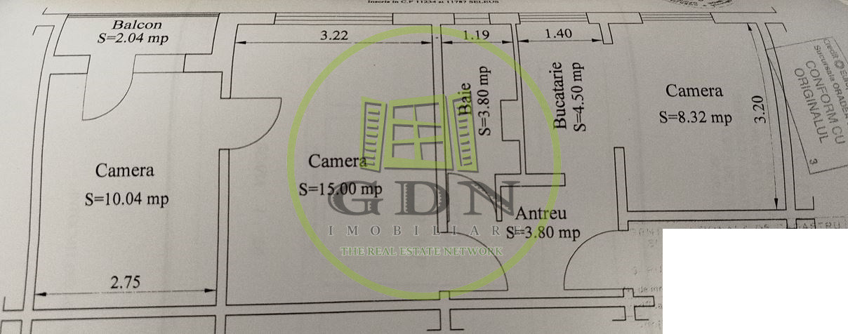 Apartament 3 camere, Nufărul, zona Onisifor Ghibu