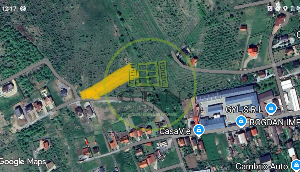 Teren de vânzare -Reghin - Viilor  3900 mp  