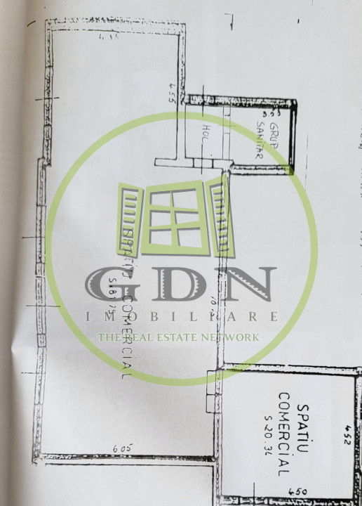      Spațiu comercial 110 mp – deschidere mare la stradă, parcare în față