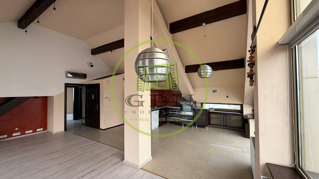     Spațiu comercial / birouri de 120 mp – mansardă, utilități separate, TVA 0%