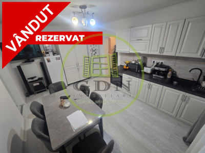 Apartament 3 camere, birou, 61,8 mp utili, mobilat si utilat, exclusivitate!