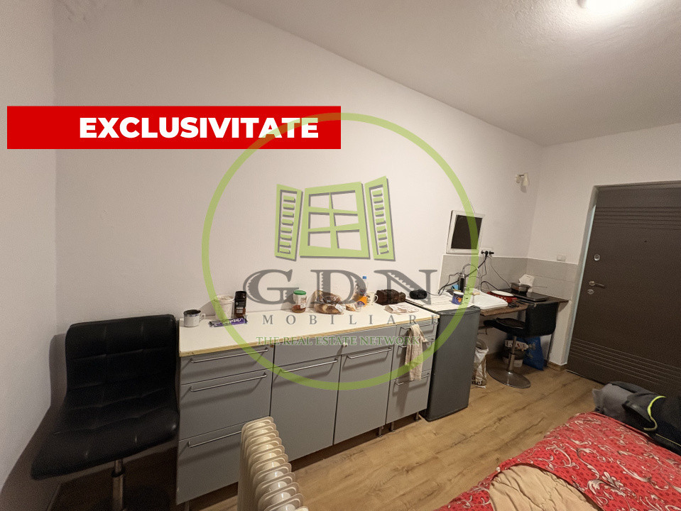 Garsonieră de vânzare | 11 mp-etajul 4/4| - Sibiu strada Abatorului 