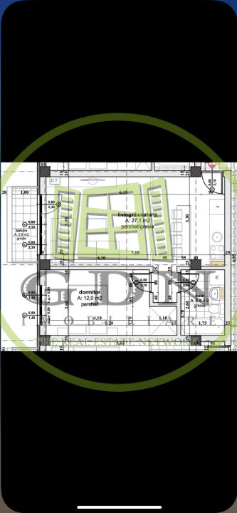 Apartament 2 camere, loc de parcare Str. Haralamb Georgescu