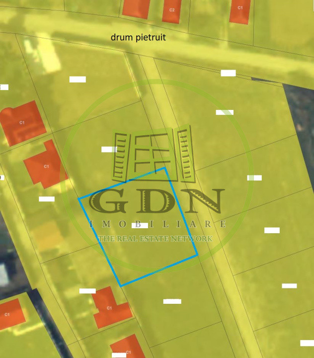 Teren intravilan construibil, suprafață 1000 mp, Leș