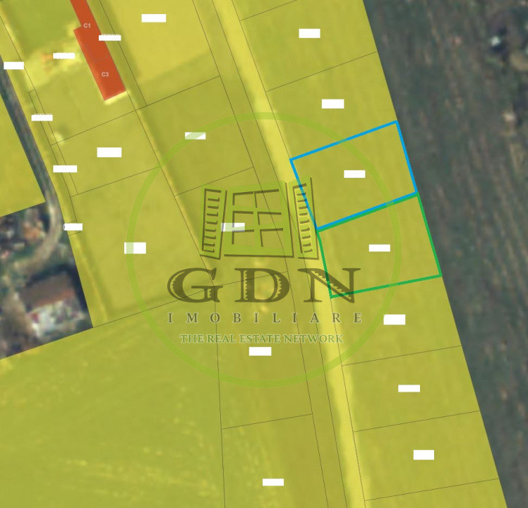 Teren intravilan construibil, suprafață 500 mp, Leș